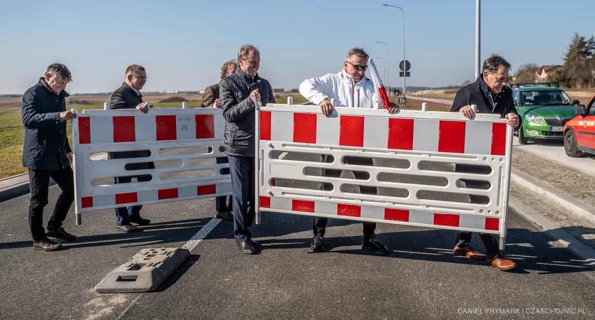 Uroczyste otwarcie Zachodniego Obejścia Chojnic. Druga połówka już przejezdna