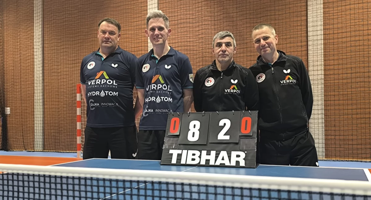 MKS Debrzno pokonane. TS II Chojnice pewnie idzie po awans do 3. ligi tenisa stołowego