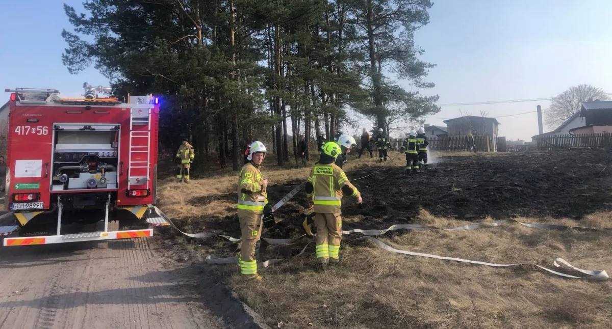 Trzy pożary traw w jeden dzień w powiecie chojnickim. Nie wypalaj! 