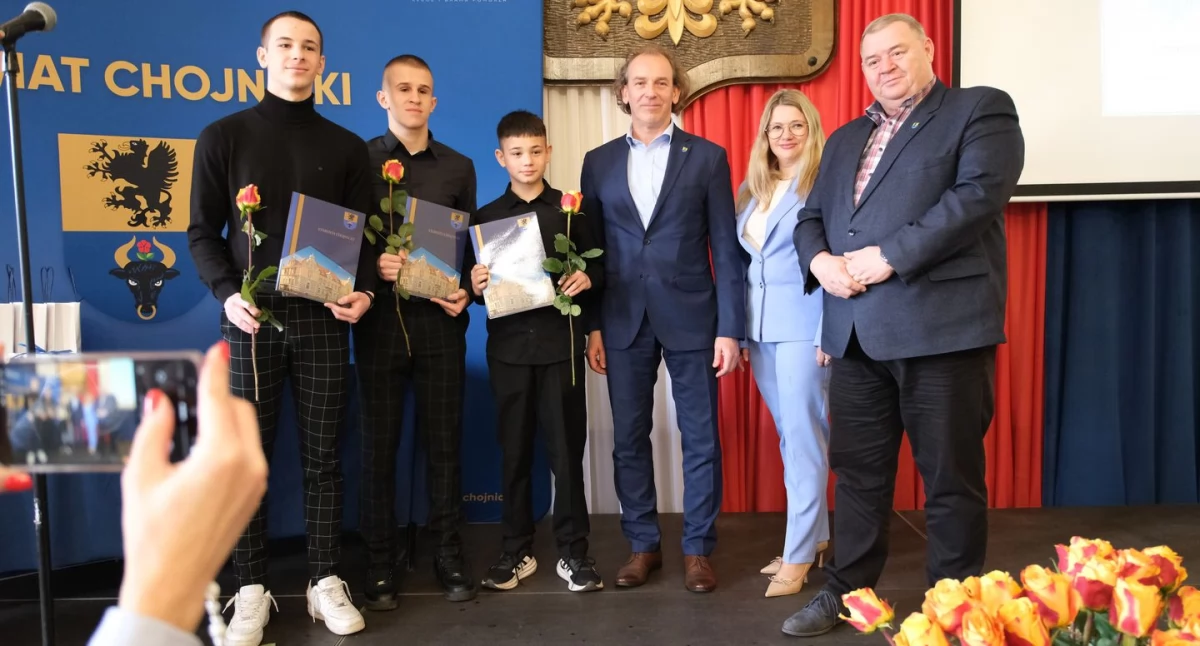 Wręczenie nagród Starosty Chojnickiego dla sportowców i trenerów