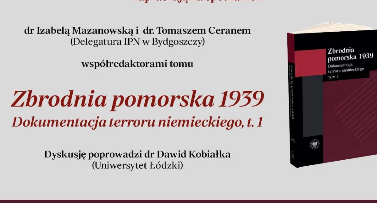 Spotkanie autorskie o Zbrodni Pomorskiej 1939 w Chojnicach