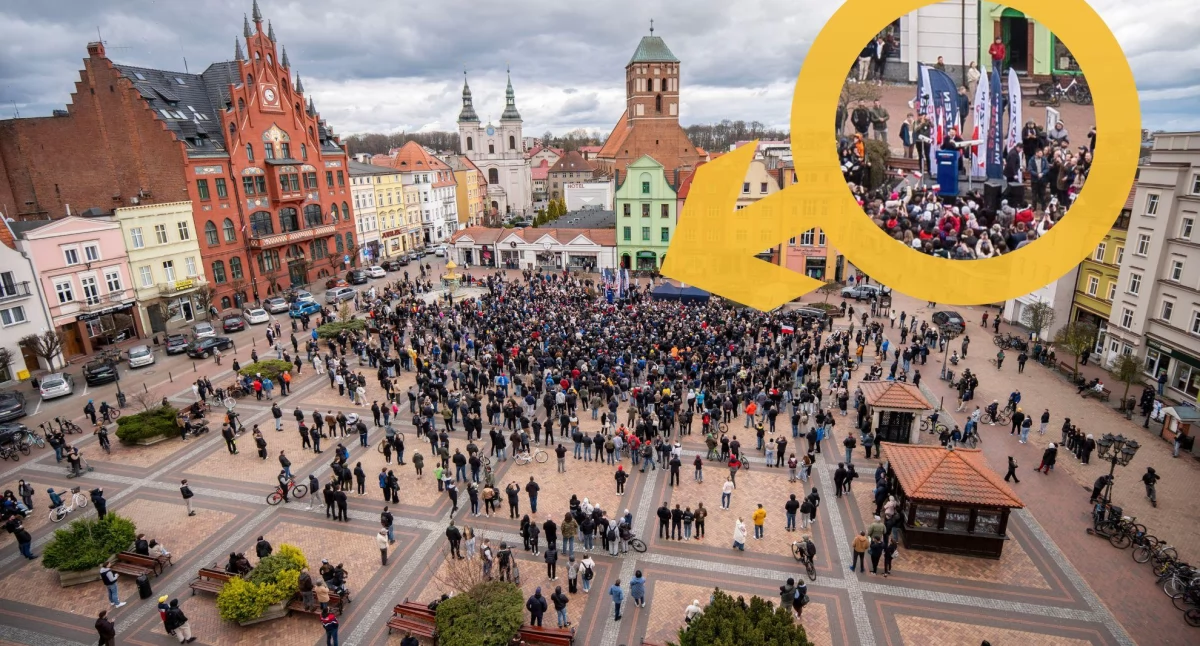 Zdjęcie, które wywołało burzę. Mentzen podzielił Chojnice