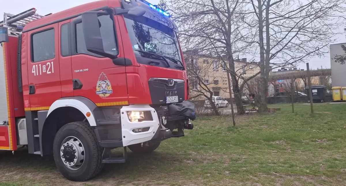 Rozszczelnienie butli z gazem w Nieżychowicach. Jedna osoba poszkodowana