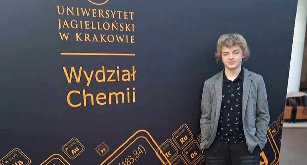 Michał Knopek z SP nr 5 w Chojnicach: podium w ogólnopolskiej olimpiadzie chemicznej