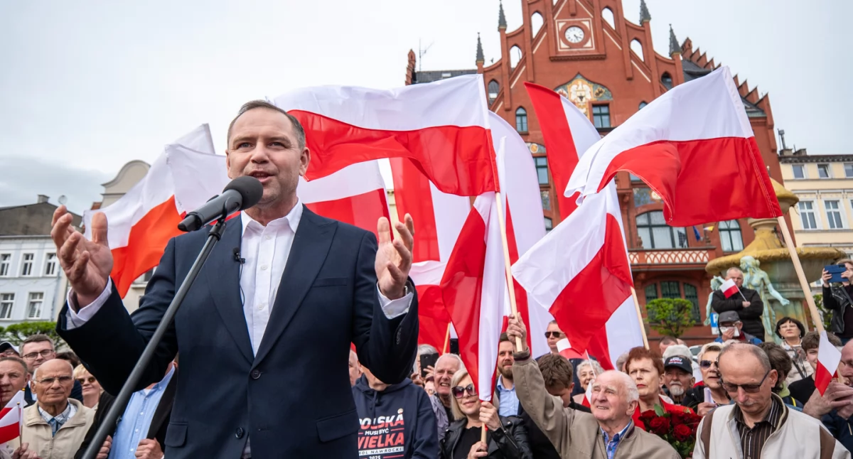Karol Nawrocki w Chojnicach: „Tu jest Polska – biało-czerwona, ambitna i zwycięska”
