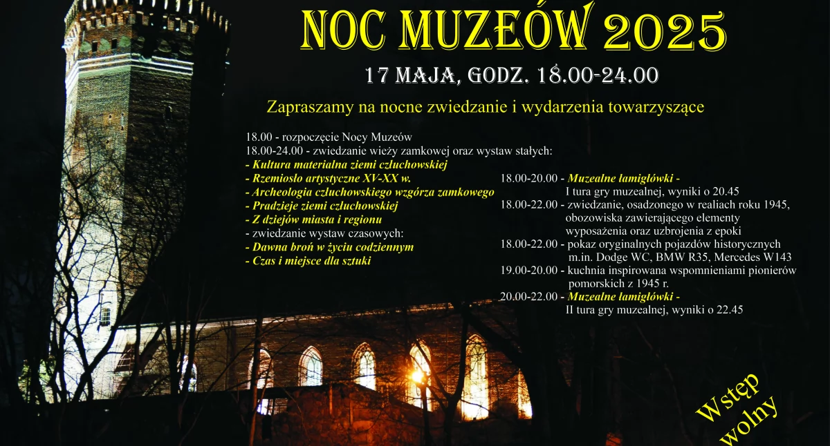 Noc Muzeów w Człuchowie przeniesie odwiedzających do 1945 roku