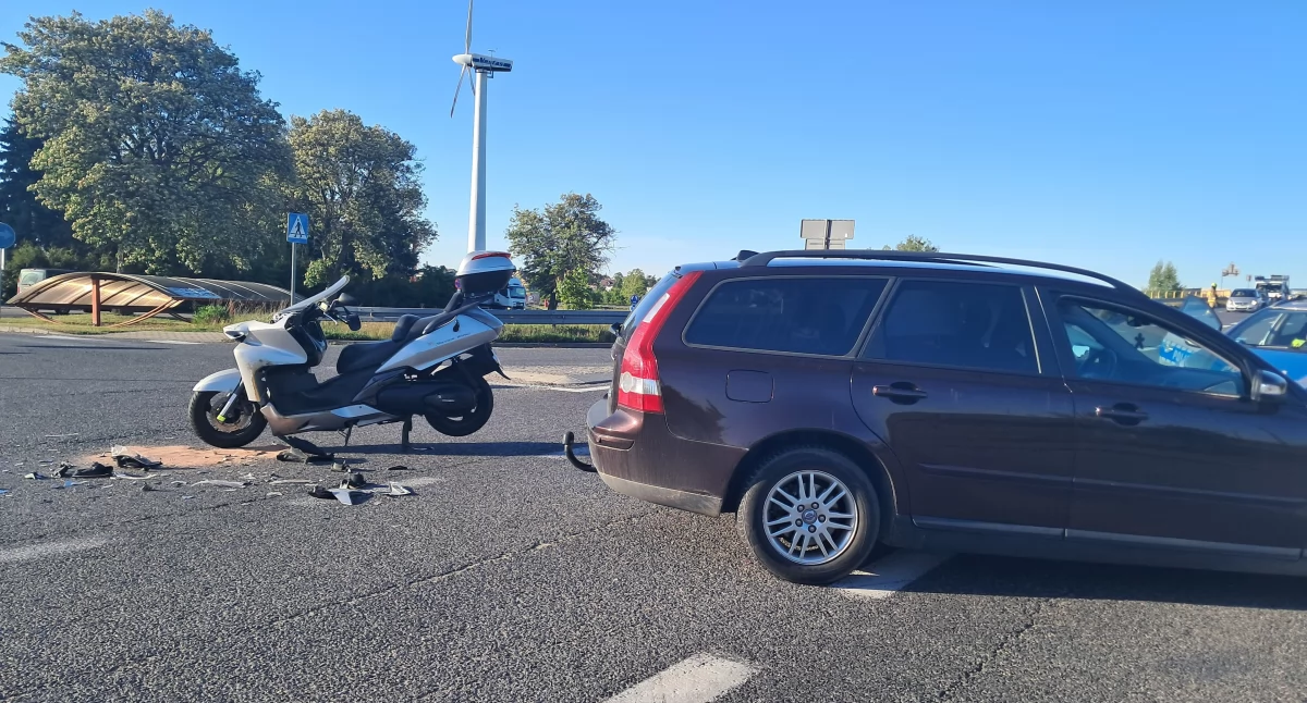 Aktualizacja: kierująca samochodem osobowym nie ustąpiła pierwszeństwa