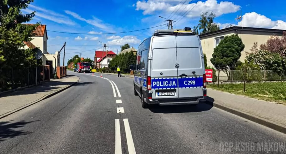 Mieszkaniec powiatu chojnickiego potrącił dwoje dzieci w Mąkowarsku i uciekł z miejsca wypadku