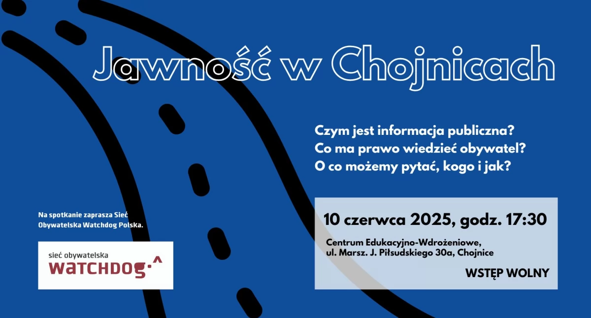 Spotkanie o jawności i prawach mieszkańców w Chojnicach