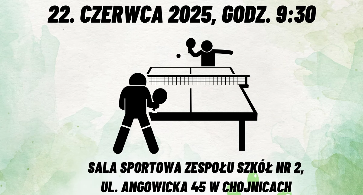Pingpongowa niedziela w Chojnicach. Do zdobycia Puchar Burmistrza!