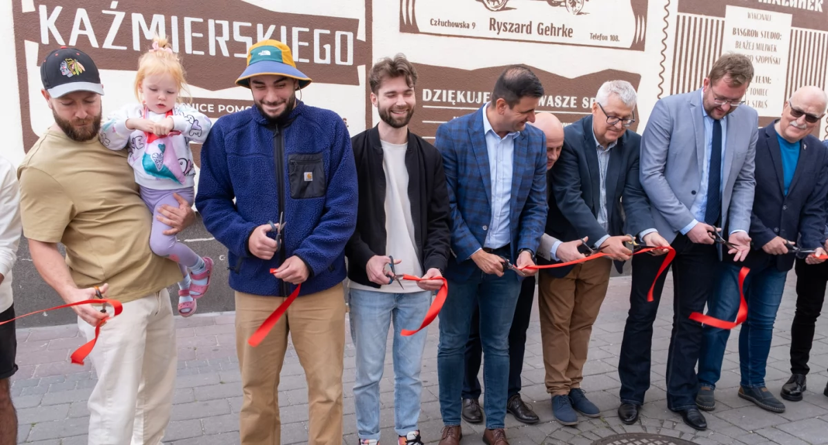 Chojnice mają nowy mural. To artystyczny hołd dla okresu międzywojennego