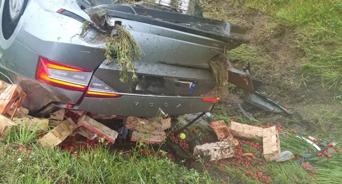 Wypadek na obwodnicy Chojnic. Trzy osoby trafiły do szpitala !!! AKTUALIZACJA !!!
