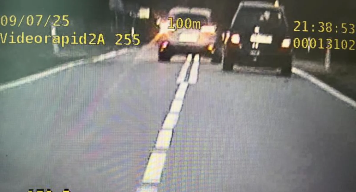 159 km/h na pięćdziesiątce. Zatrzymany dzięki wideorejestratorowi