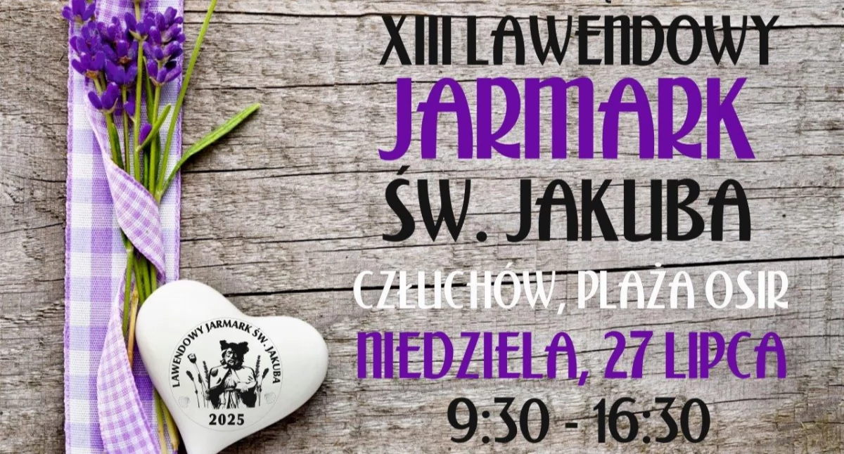 Jarmark lawendowy w Człuchowie tym razem nie w centrum miasta. Gdzie się odbędzie?