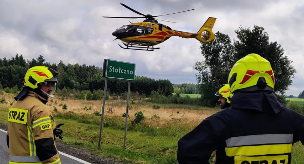 Śmiertelny wypadek na DK25 w Stołcznie. Nie żyje 17-letnia kobieta