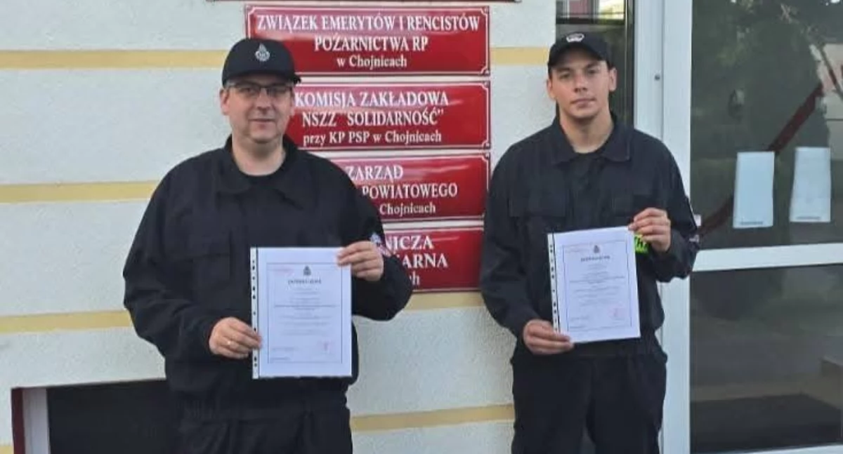Wicewójt Gminy Chojnice został strażakiem OSP. Spełniłem jedno z życiowych wyzwań