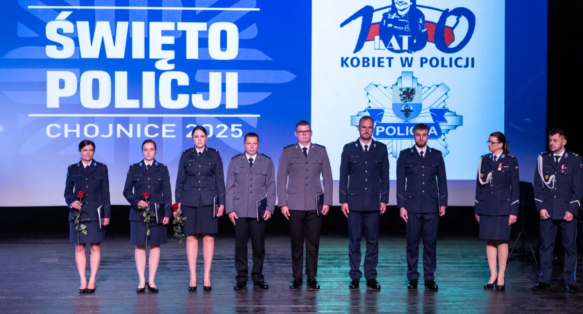 Chojnice: Święto Policji z awansami, wyróżnieniami i historią kobiet w służbie