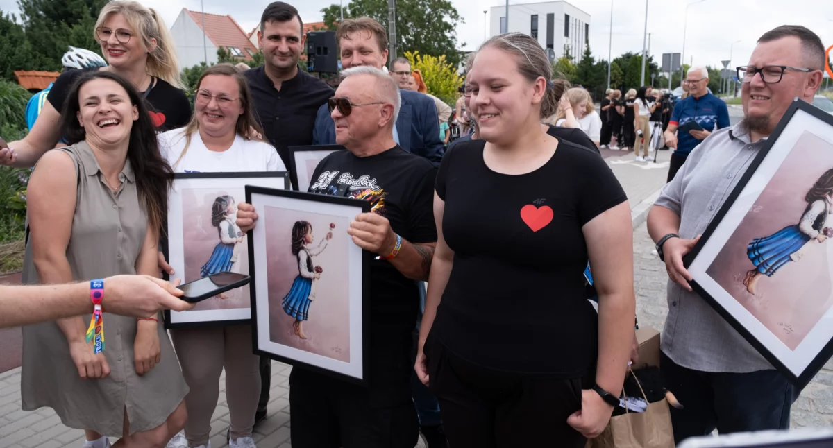 Jurek Owsiak odwiedził Chojnice. Spotkanie przy rondzie WOŚP