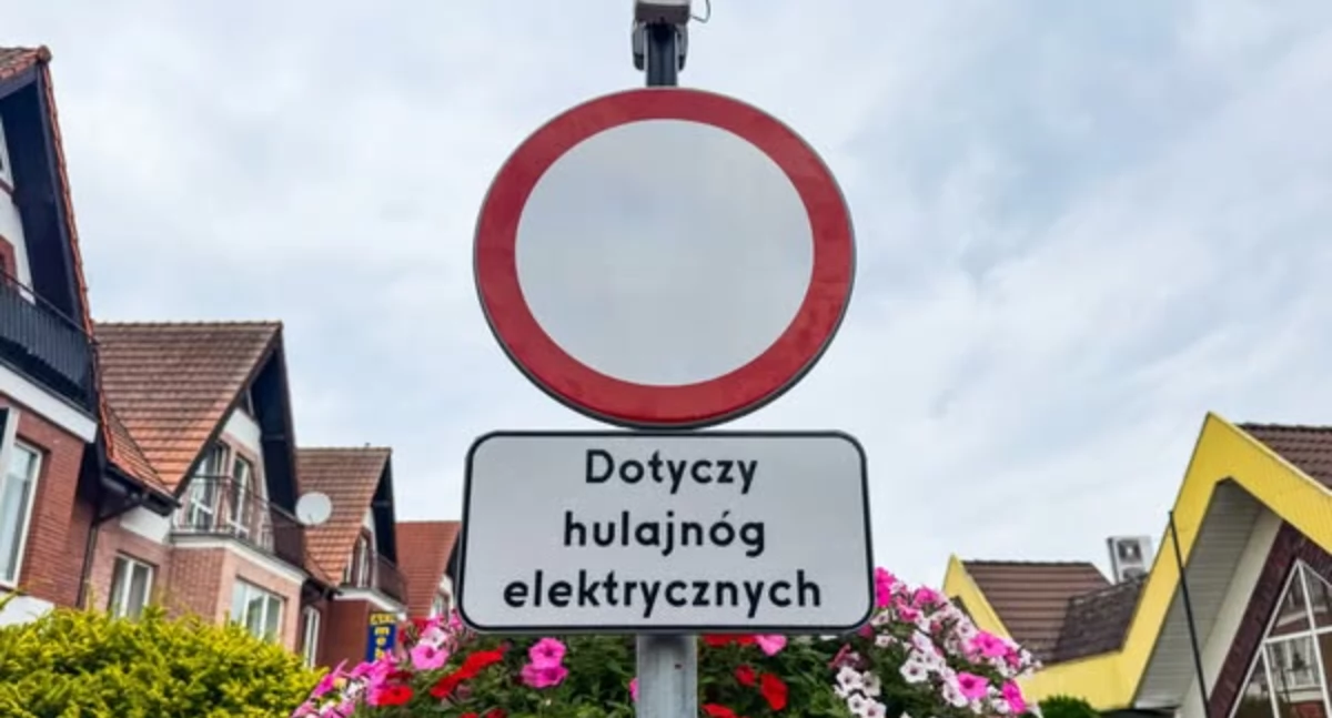 A więc można coś z tym zrobić? Można. Zakaz ruchu dla hulajnóg