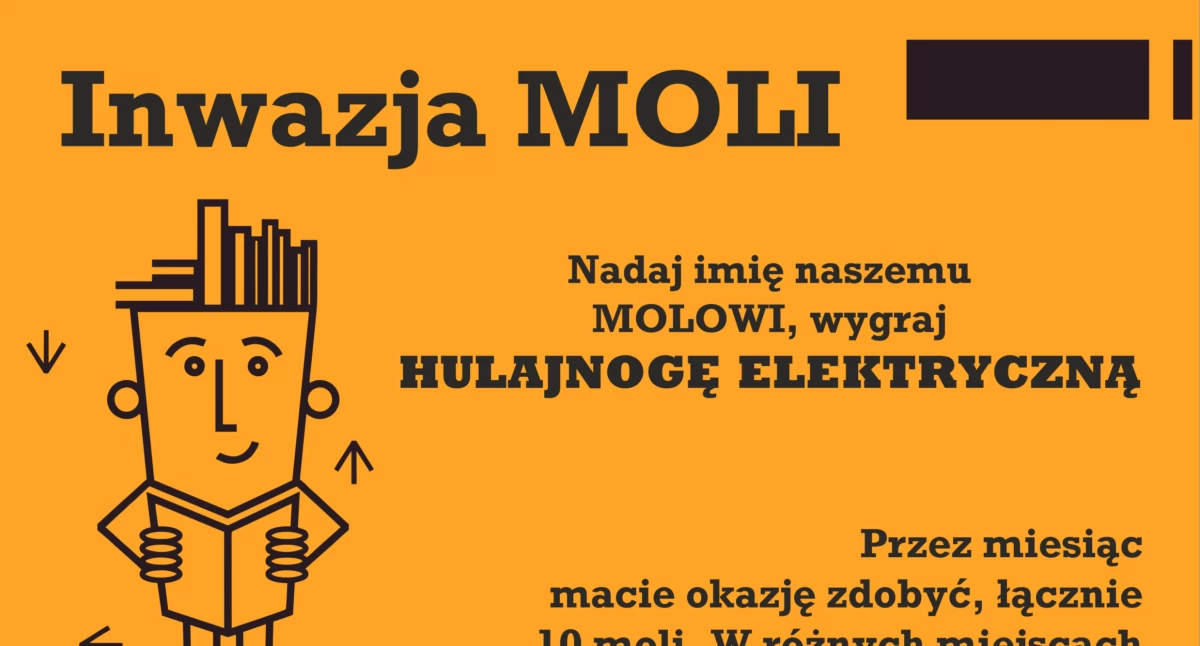 Inwazja moli – gra miejska i konkurs z hulajnogą elektryczną do wygrania!