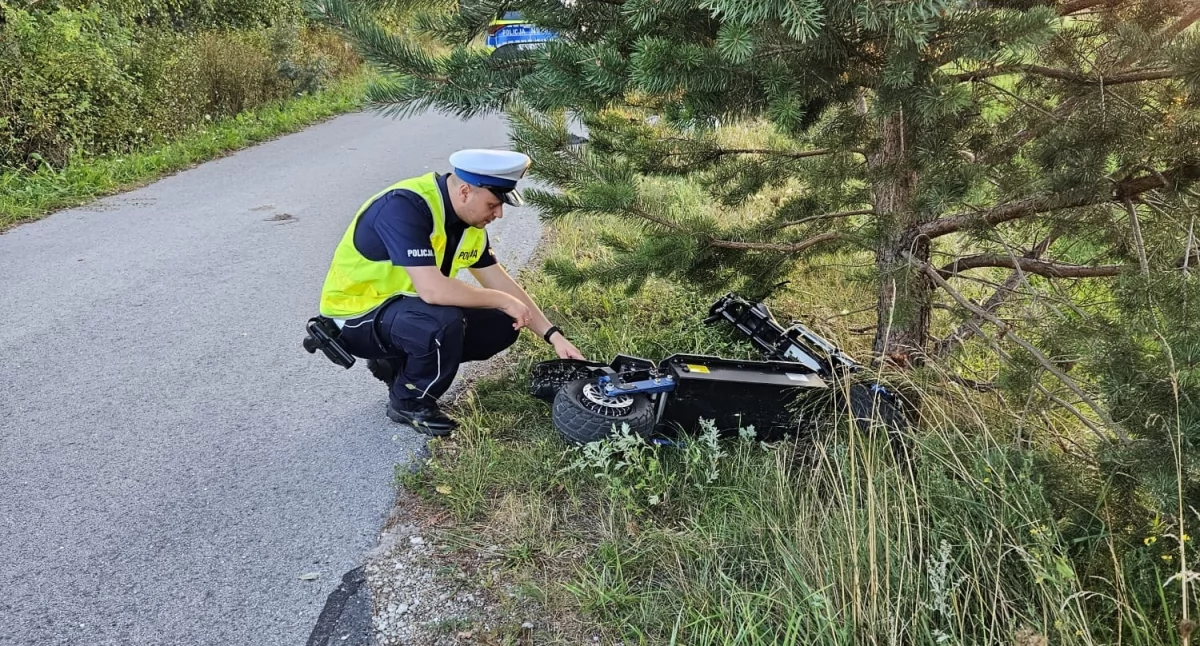 Poważny wypadek w Krojantach – 51-latek trafił do szpitala