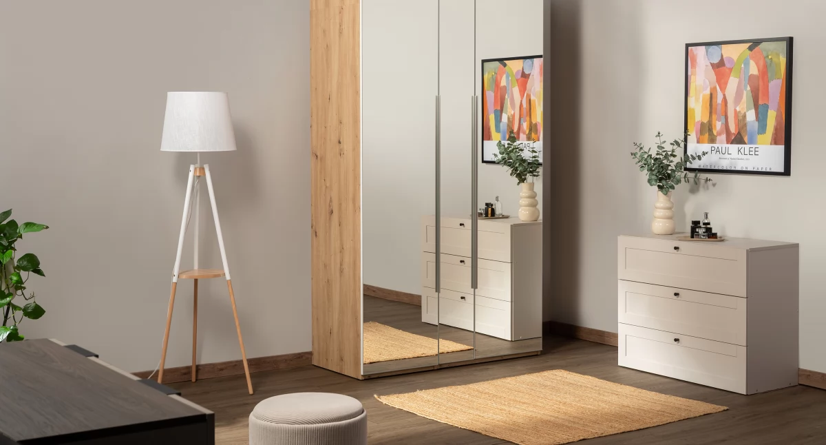 Szafa z lustrem w przedpokoju - co zyskasz dzięki takiemu modelowi?