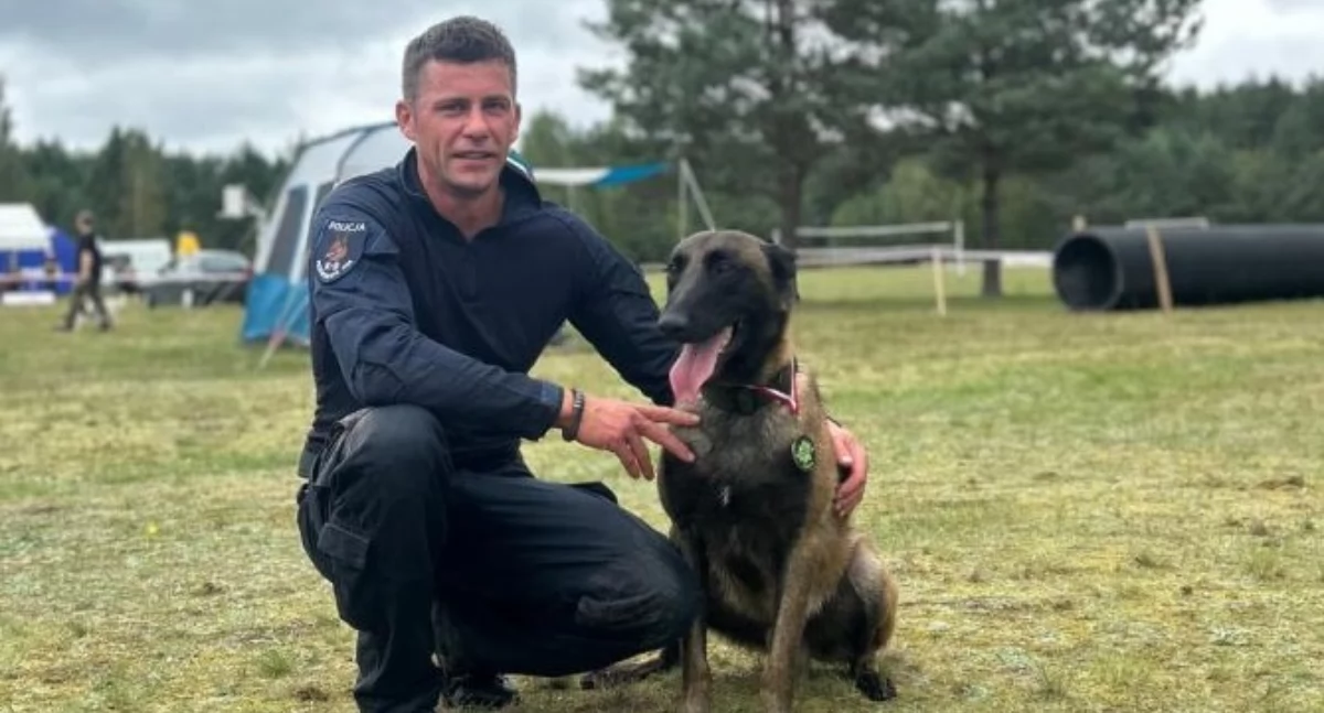 Aspirant Kamil Pozorski i Fuks w czołówce Dogmagedonu K9