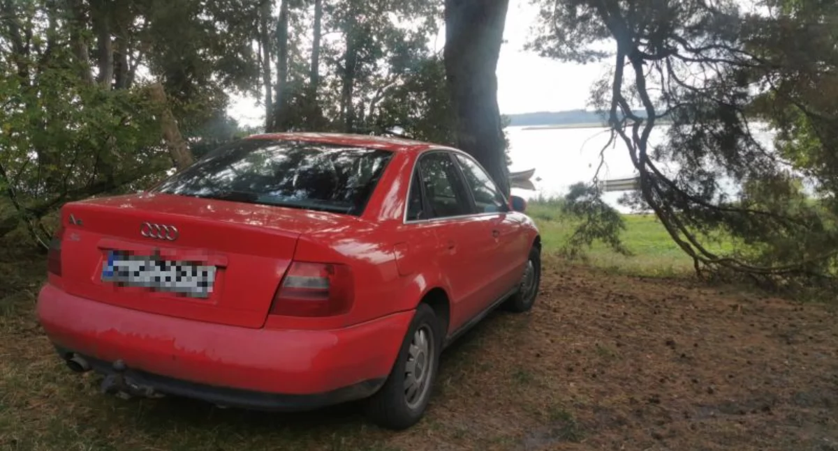 Skradł auto i ukrył je w lesie – długo się wolnością nie nacieszył