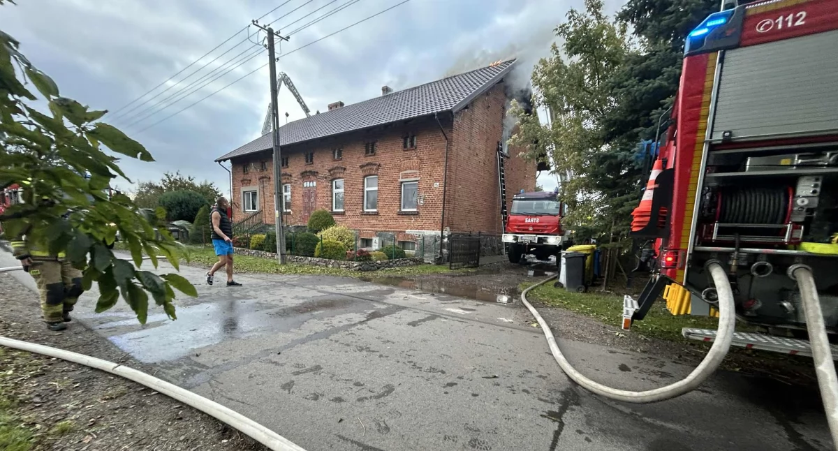 Mężczyzny nie udało się uratować. Zmarł w wyniku pożaru w Granowie