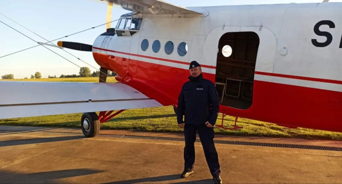 Latający policjant – adrenalina zamiast radiowozu
