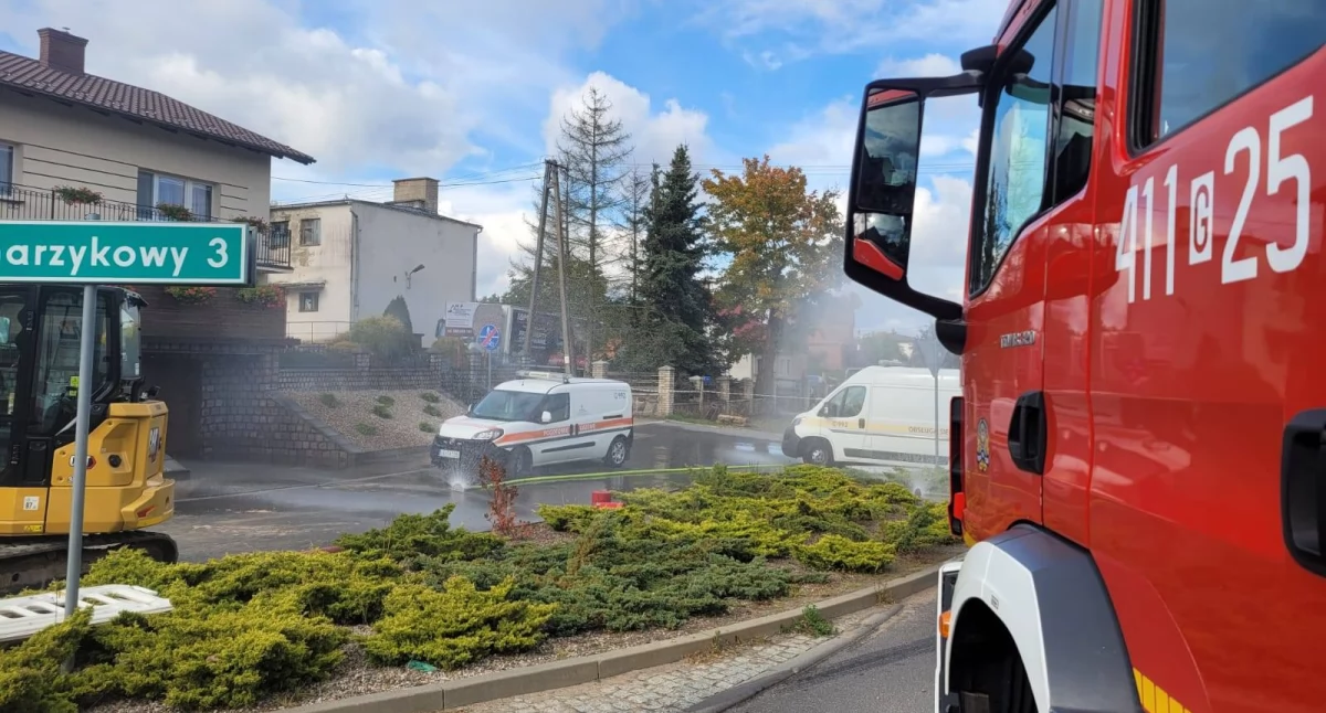 Wyciek gazu w Chojniczkach. Strażacy ewakuowali mieszkańców