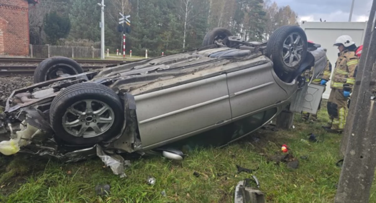 Jaguar kontra pociąg — kierowca po amfetaminie
