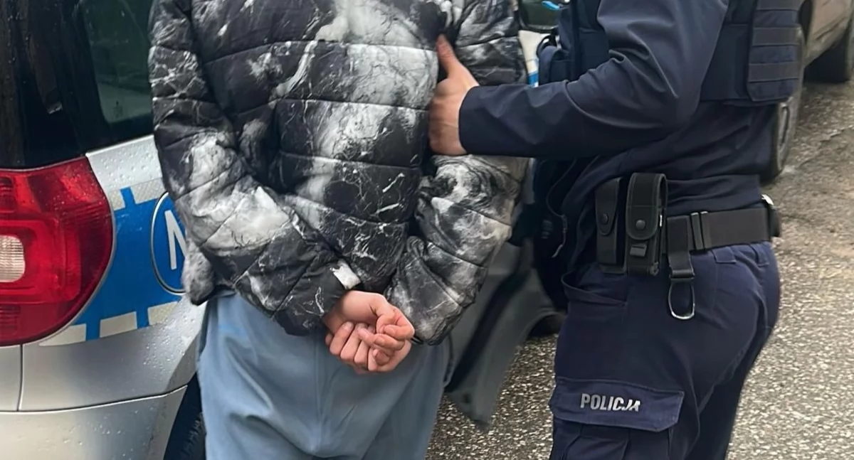 Dzielnicowy z Charzyków zatrzymał poszukiwanego obywatela Ukrainy