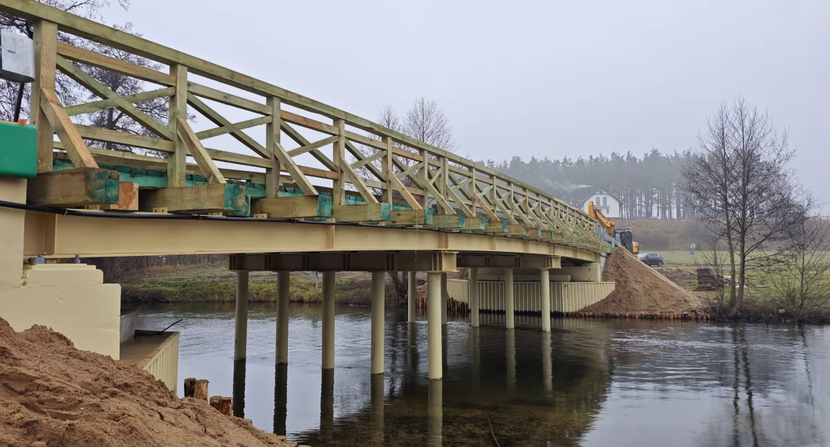 Most w Kamionce w remoncie. Powiat prowadzi prace nad przeprawą nad Brdą