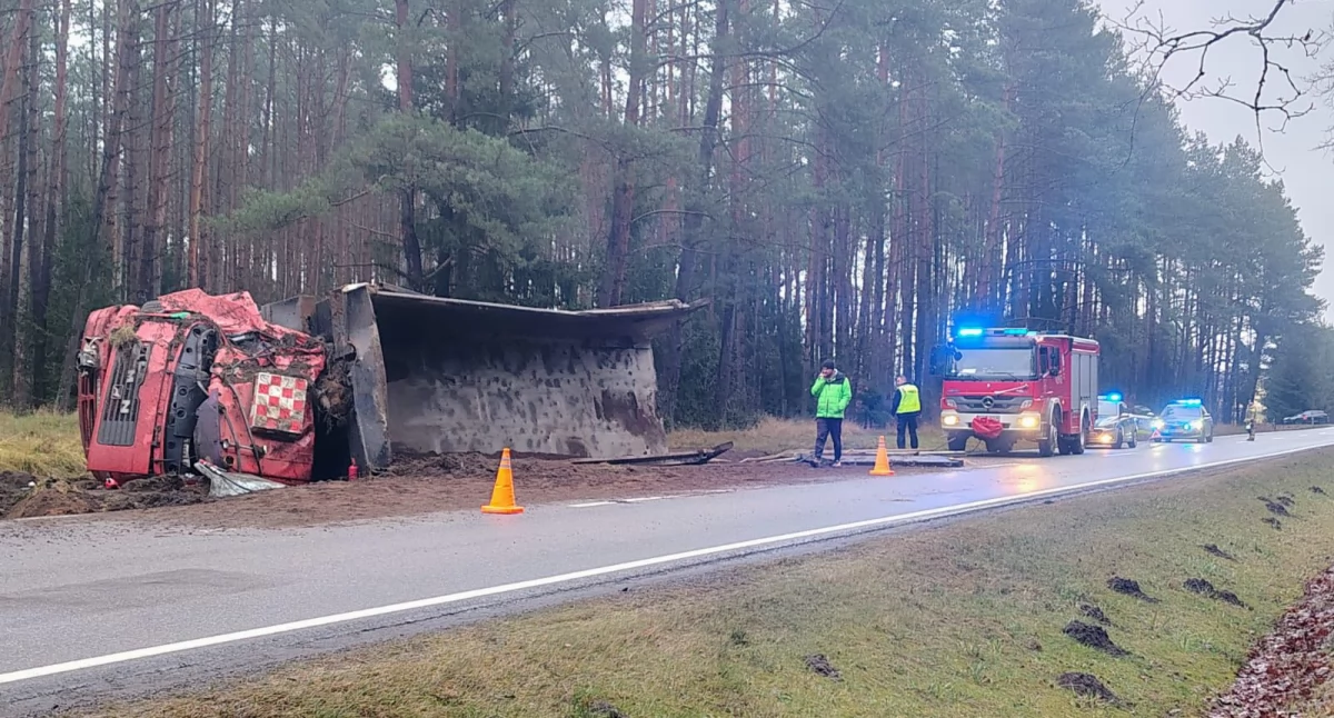 Utrudnienia na trasie do Koszalina. Mieszkaniec gminy Chojnice w szpitalu