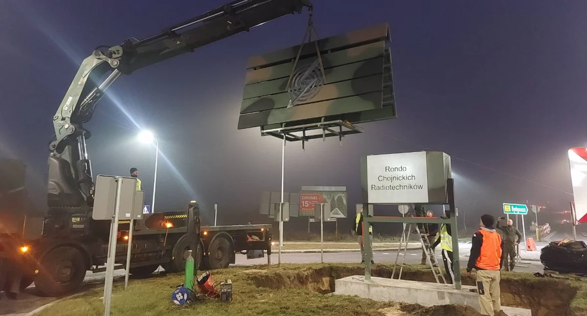 Powoli kończą się utrudnienia na wjeździe do Chojnic