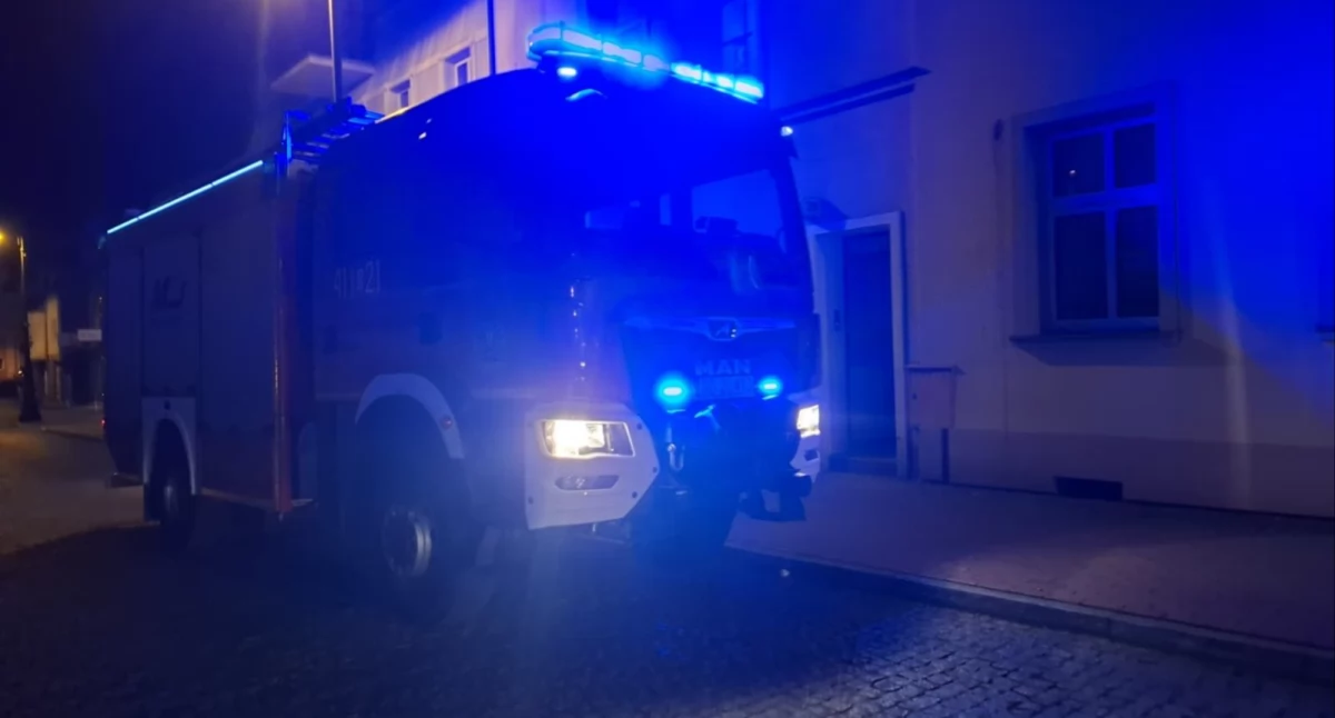 Pożar stroika w mieszkaniu przy ul. 31 Stycznia w Chojnicach