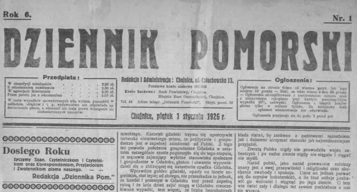 Sylwester 1925 w Chojnicach. Tłumy na balu Towarzystwa Podoficerów Rezerwy