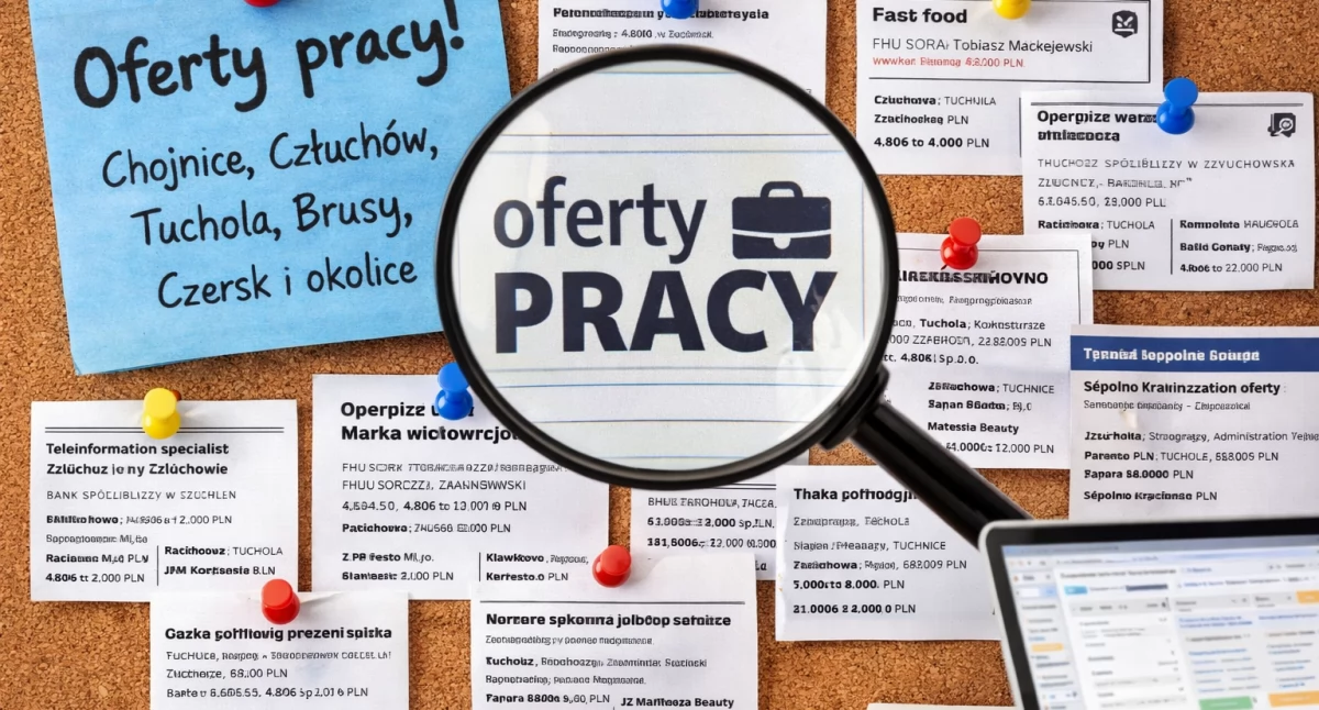 Oferty pracy w regionie. Aktualne propozycje z PUP Chojnice i portali ogłoszeniowych