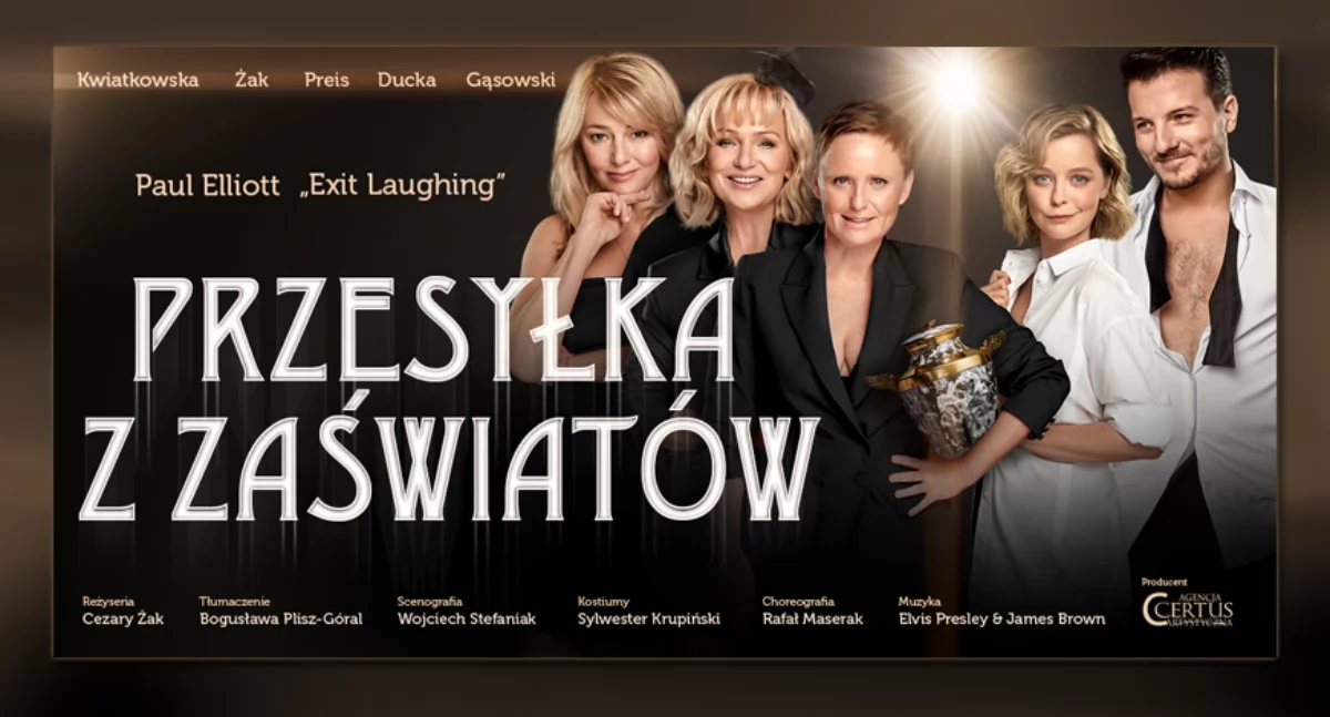 Gwiazdy w Chojnicach. „Przesyłka z zaświatów” już 7 maja w ChCK