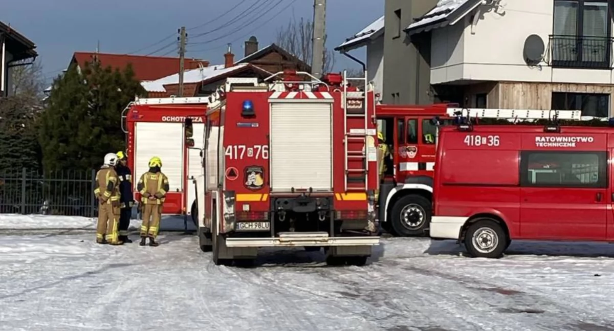 Wyciek gazu w Charzykowach. Strażacy wezwani na ul. Kaczeńców