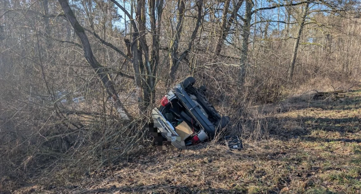 Wypadek w Krojantach. Kierowca wyprzedzał przy skrzyżowaniu