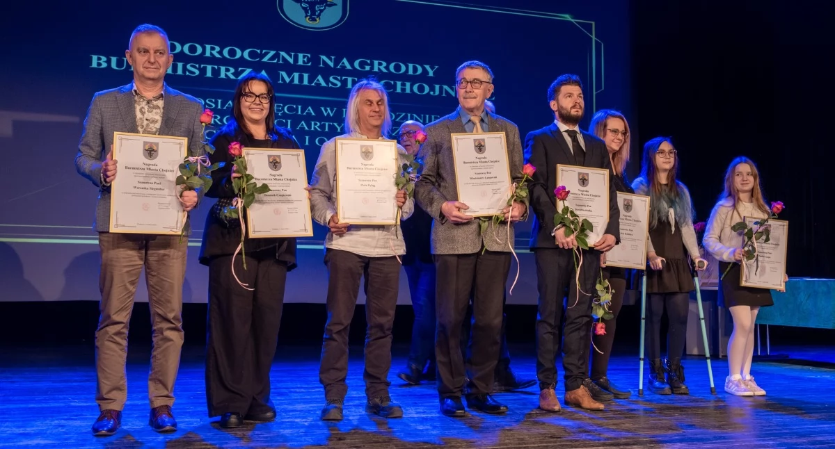 Nagrody burmistrza Chojnic rozdane. Doceniono sportowców i ludzi kultury