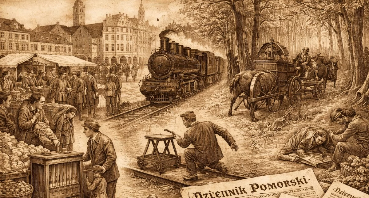 Kradzież, napad i jarmark. Tak wyglądały wiadomości z Chojnic sprzed 100 lat