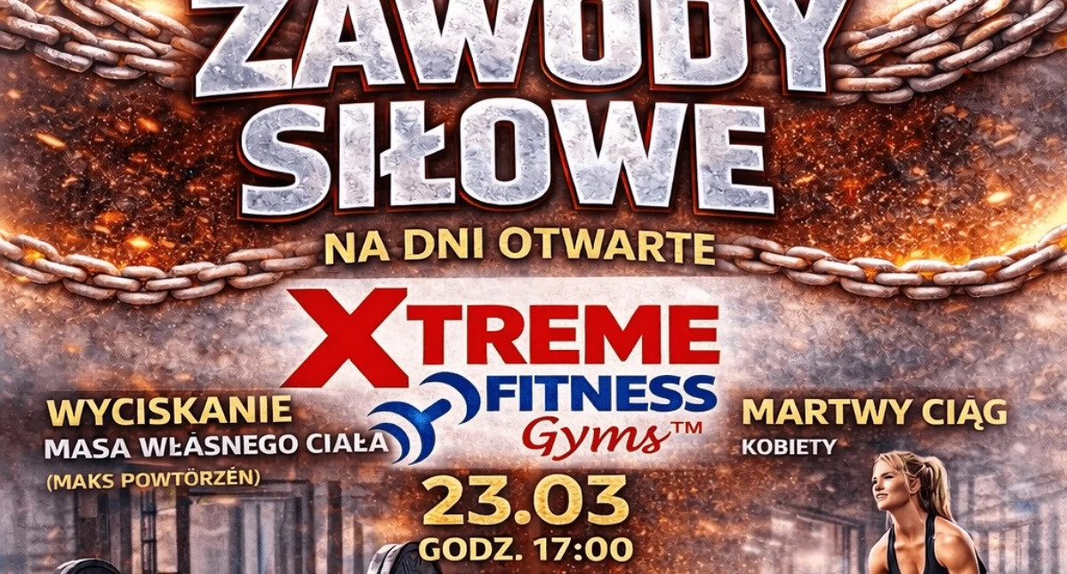 DNI OTWARTE w XTREME FITNESS CHOJNICE - 23 - 24 marca