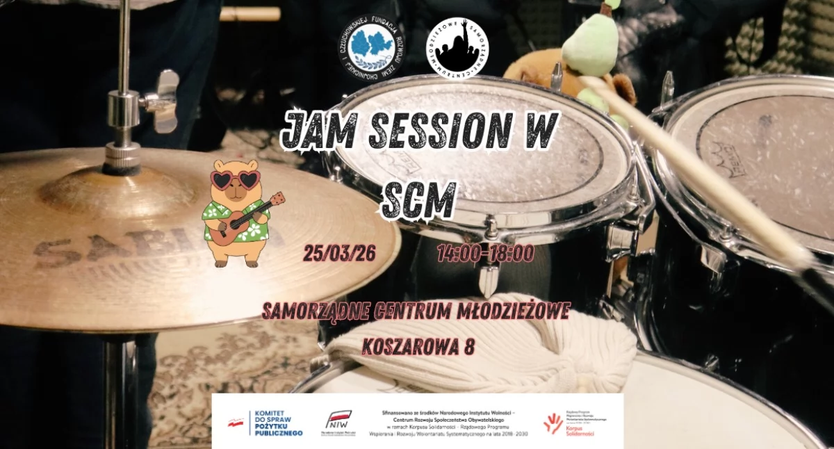 Wspólne granie bez scenariusza. Jam session w SCM już 25 marca