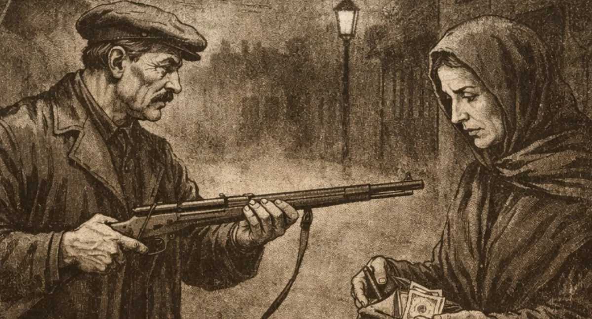 Wilhelm Szulc skazany za rozbój w Chojnicach. Groził karabinem i zabrał pieniądze