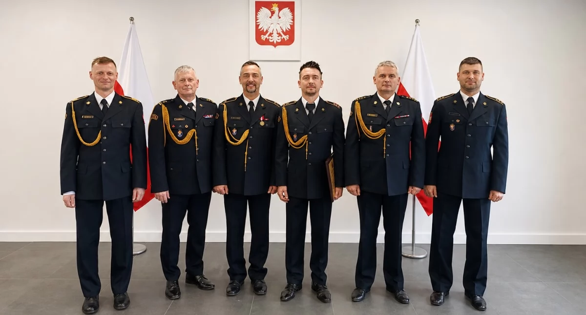 Artur Narloch zakończył służbę. Uroczyste pożegnanie w PSP w Człuchowie