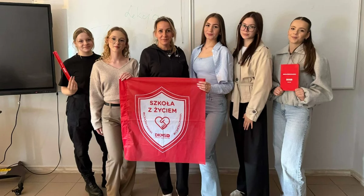 Chojnicka szkoła nagrodzona przez Fundację DKMS. Zarejestrowano 52 potencjalnych dawców szpiku