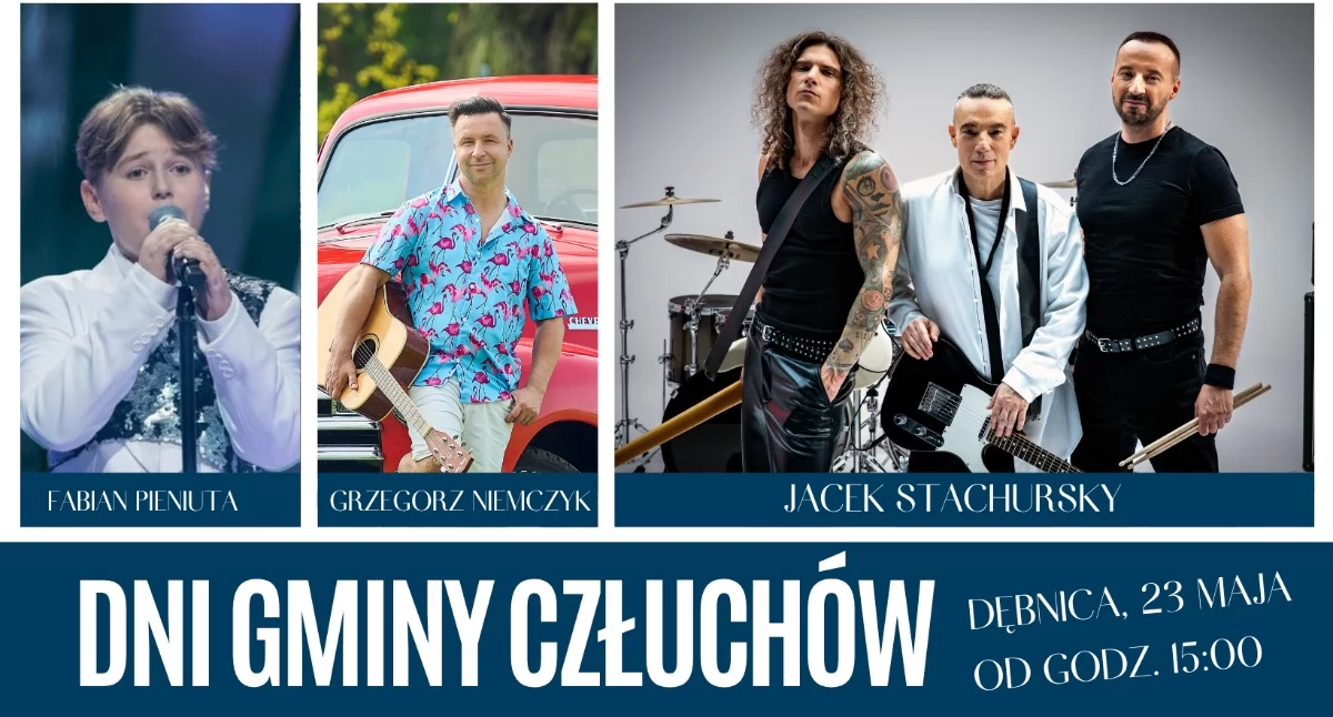 Stachursky gwiazdą wieczoru. Fabian Pieniuta i Grzegorz Niemczyk wystąpią w Dębnicy